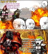 adeptus_astartes armor blood_angels bloodshot_eyes bolter burning craftworld crying double_standarts eldar elf fire gigachad gun house hypocrite meme pointy_ears red_hair rifle space_marines text variant:soyak variant:wojak warhammer wojak // 849x960 // 136.6KB