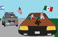 Heisenberg_(user) The_International_Boy(user) car chud flag:israel flag:lgbt_pride_flag flag:mexico gigachad lgbtq mexicatien(namefag) mexico multiple_soyjaks nazism series:vehiclejaks swastika variant:chudjak // 2048x1309 // 453.2KB