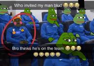 amphibian bro_thinks_hes_on_the_team crying_emoji deflowered_dutch_dyke_(transexual) drake frog meme nas:pepe pepe_the_frog reaction_image_memes snapchat snapchat_caption variant:alicia who_invited_my_man xitter_meme zarty zartycuck // 661x464 // 439.6KB