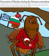 1821 1922 2soyjaks animal antenna black_skin brown_skin bulgaria christianity cockroach crying dark_skin death displacement drawn_background fat flag flag:bulgaria flag:greece flag:turkiye full_body genocide greece hanging history islam judaism looking_to_the_left muslims noose ottoman_empire outside refugee roach rope scared screenshot shaved shitskin sign sky soyjak star_and_crescent star_of_david starving suicide tear text tree turkroach tvrkaryan variant:bernd variant:gapejak wikipedia wing // 960x1109 // 129.9KB