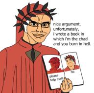 clothes crown dante_alighieri glasses holding_book holding_object looking_at_viewer looking_at_you smile smirk smug trend:colorjak variant:chudjak variant:cobson variant:soyak // 1000x997 // 753.7KB