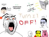 5soyjaks andrew_tate angry antenna asian closed_mouth fishtank_live glasses mustache open_mouth orange_eyes pig reddit soyjak stubble text variant:chudjak variant:chugsjak variant:isaac variant:unknown worried yellow_skin // 1195x909 // 227.2KB