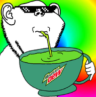 cup drinking ear mlg mountain_dew mtn_dew rainbow sip stubble variant:impish_soyak_ears // 845x850 // 143.7KB