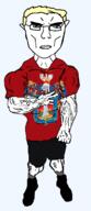 arequipa arm blond blue_eyes clothes flag separatism subvariant:chudjak_front subvariant:unbotheredchud variant:chudjak // 549x1268 // 109.9KB