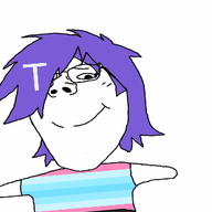 angry covered_eyes femjak flag:transgender_pride_flag ftm jump pointing pooner purple_hair sign subvariant:terryjak terry_crews(namefag) terryjak trans trans_flag variant:gapejak // 296x400 // 395.5KB