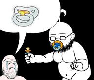 baby babyjak bubble caca crying pacifier sad soyjak stealing subvariant:babyjak variant:gapejak // 1024x867 // 214.5KB