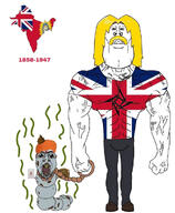 artist:kernung british_raj flag:india flag:united_kingdom pajeet pajeetmaggot stinky subvariant:impington trend:aryan turban variant:bernd // 828x1009 // 97.5KB