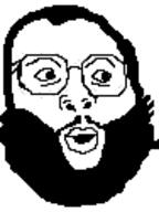 beard glasses islam open_mouth soyjak variant:slimjak // 94x125 // 1013