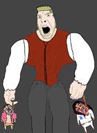 3soyjaks baby_lasagna blond blue_eyes brown_hair brown_skin buff clothes croatia cross death earring eden_golan eurovision gigachad hair israel nemo_mettler pink_hair rope skirt soyjak subvariant:brunetto switzerland variant:cobson vest white_skin // 859x1167 // 155.6KB