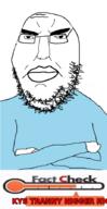 arm closed_mouth clothes crossed_arms fact fact_check glasses stubble text variant:chudjak // 461x896 // 210.2KB