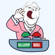animated arm biz_(4chan) business button clothes coronavirus_pandemic glasses hand licking_lips slurp smile soyjak stubble subvariant:wholesome_soyjak tongue variant:gapejak wallstreetbets // 512x512 // 545.6KB