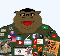 alexander_dugin american_communist_party anime arktos brics brown_skin china ernst_junger esl fat glasses guatemala hatsune_miku imperial_japan khmer_rouge kim_yo_jong labor_zionism libya lips malaysia nazbol nazism north_korea orthodox_cross philippines raid russia storm_of_steel strasserism subvariant:branigger swastika tinkzorg transgender_flag united_kingdom xitter yellow_sclera z_(russian_symbol) // 1675x1583 // 1.3MB