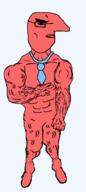 alan buff clothes necktie peace_sign smiling_friends subvariant:unbotheredchud variant:chudjak // 565x1268 // 31.3KB