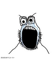angry animated crying eyebrows open_mouth poopson soyjak stubble variant:rarejak // 369x400 // 292.9KB