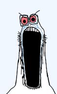 angry bloodshot_eyes crying eyebrows open_mouth poopson soyjak stretched_mouth stubble variant:rarejak // 600x983 // 56.2KB
