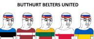 5soyjaks arm butthurt_belt clothes estonia flag flag:estonia flag:latvia flag:lithuania flag:poland flag:russia flag:ukraine glasses latvia lithuania poland rent_free russia russo_ukrainian_war soyjak text ukraine variant:chudjak // 3416x1431 // 85.7KB