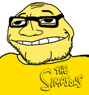 bald chin glasses logo smirk soyjak stubble subvariant:lakuse the_simpsons transparent_background tv_show variant:smugjak wrinkles // 600x640 // 50.8KB