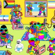 angry arm baby book closed_mouth colorful computer crying deformed food fruit full_body glasses hairy hand holding_object leg lgbt multiple_soyjaks open_mouth pacifier pineapple progress_pride_flag smile soyjak stubble subvariant:gerald subvariant:jacobson subvariant:nathaniel text tongue variant:a24_slowburn_soyjak variant:brandon variant:cobson variant:cryboy_soyjak variant:david variant:gapejak zoophile // 1350x1350 // 1.5MB