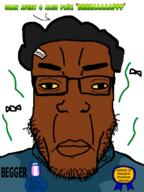 award beggar discord fnf_pedo glasses impersonation impersonator marioman7890 marylin_manson meta:namefags nigger series:esl_pedo_league speech_bubble stubble subvariant:chudplier text variant:chudjak variant:markiplier_soyjak wig // 600x800 // 95.2KB