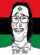 africa bbc biting_lip blush hair mullet nose_piercing queen_of_spades smile spade stubble tattoo variant:mulletjak // 838x1134 // 62.8KB