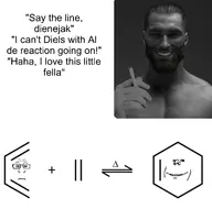 chad chemistry diels_alder_reaction meta:variant_get nas:gigachad organic_chemistry say_the_line science subvariant:neutralplier variant:impish_soyak_ears variant:markiplier_soyjak // 1284x1269 // 157.1KB