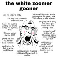 bbc blush caption ear facial_mark forehead_mark glasses gooner hand nose_piercing nose_ring oomer open_mouth painted_nails queen_of_spades soyjak stubble subvariant:slutson subvariant:spadeson tattoo text variant:cobson wordswordswords zoomer // 622x622 // 240.9KB