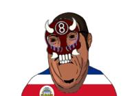 8ball96 8ball9615 biting_lip brown_skin clothes costa_rica crying fat flag flag:costa_rica hair mask mexico mustache sal_vulcano shadow soyjak subvariant:hornyson tshirt variant:cobson // 1464x1068 // 393.8KB