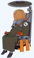 advance_wars chair clothes fnwo froot froot_(user) full_body letter life_support parody robe side_profile sitting subvariant:gapejak_side text transparent_background variant:gapejak von_bolt // 1406x2398 // 70.7KB