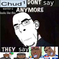 5soyjaks ack ascence_(user) award bloodshot_eyes brain brown_skin cap chud_(soybooru) clothes crying ear esl flag:quebec flag:quebec_india flag:quebec_pride hat hello_my_name_is_(sticker) lipstick meta:namefags moustache mouth_closed purple_hair quebec queen_of_spades rope saliva subvariant:chudplier subvariant:patrick suicide sweating teeth text tranny variant:chudjak variant:cobson variant:feraljak variant:markiplier_soyjak warrior-z_(user) yellow_sclera yellow_teeth // 1080x1084 // 917.3KB