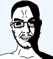 evil hybrid lip_biting moustache ominous rape shadow stubble subvariant:chudsoi template variant:chudjak variant:soyak white_skin // 700x780 // 16.3KB