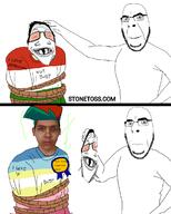 2soyjaks bu5t closed_mouth flag flag:hungary flag:minor_attracted_person fnf_pedo friday_night_funkin' hair hungary map_(pedophile) pedophile rope stonetoss stubble variant:cobson variant:markiplier_soyjak // 938x1172 // 401.4KB