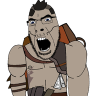 armor blue_eyes ghat_(zeno_clash) tattoo tattoos variant:cobson zeno_clash // 1656x1770 // 145.6KB