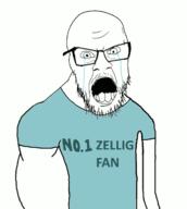 animated anti_ongezellig clothes coomer crying masturbation mustache ongezellig open_mouth soyjak stubble tragedyjakking tshirt variant:feraljak // 639x715 // 73.2KB