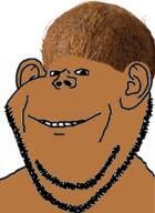 closed_mouth coconut ear food smile soyjak stubble variant:impish_soyak_ears // 240x329 // 97.7KB