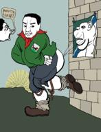 cyrillic_text flag:novosibirsk irkutsk multiple_soyjaks novosibirsk side_profile text variant:chudjak variant:impish_soyak_ears // 1573x2048 // 641.7KB