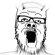 animated glasses open_mouth soyjak stubble variant:a24_slowburn_soyjak // 219x255 // 205.6KB