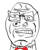 hair soyjak stubble subvariant:philson teeth variant:sidjak // 1442x1454 // 140.2KB