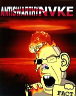 antiswarthy_(namefag) big_ears bomb ear explosion fire flag:greenland greenland greenlandic skeleton text variant:cobson yellow_skin // 1174x1474 // 1.8MB