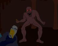 2soyjaks arm bloodshot_eyes full_body glowing_eyes hand leg mustard pink_skin soyjak variant:angry_soyjak variant:cobson // 1000x800 // 62.6KB