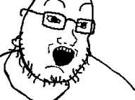 4chan beard fat glasses katy_robinson meta:not_oc open_mouth soyjak variant:soyak // 244x182 // 5.9KB