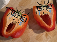 crying eyebrows glasses irl mouth_open pepper photo tear variant:soyak // 1166x872 // 2.0MB
