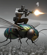 bug city firing fly flying gun holding_gun holding_object holding_object_with_two_hands holding_rifle jump jumping meta:ai_generated meta:not_oc nas:gigachad pixverse_ai rifle shoot shooting skyscraper subnas:gigafly