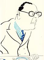 balding chud clothes glasses literature suit // 272x366 // 104.5KB