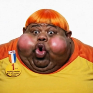 agugu ai_but_not_completely_ai_doe anti_ongezellig award big_lips big_nose black_skin blond blush blushing brown_skin character:hunky clothes deflowered_dutch_dyke_(transexual) discord eyebrows fat hair meta:ai_generated mymy_(ongezellig) ongezellig open_eyes orange_hair pacifier realistic subvariant:branigger subvariant:fat_alicia subvariant:hunky_twink_sex_machine variant:alicia variant:brandon white_background zartycuck zellig zelligcuck // 560x560, 6s // 1.8MB