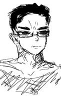 angry anime chud chuddy closed_mouth drawing foid_artstyle glasses meta:not_oc variant:chudjak // 680x1067 // 72.1KB