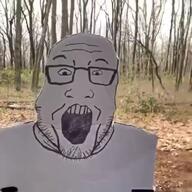 animated crime death firearm glasses irl murder oekaki open_mouth redraw shooting sound soyjak stubble variant:markiplier_soyjak video weapon // 640x640, 5.1s // 547.4KB