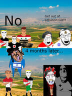 hand hanging israel israeli jewish_nose lebanese lebanese_cross lebanese_forces lebanon palestine palestinian rape syria syrian syrian_arab_republic syrian_nationalist_party tank tkd variant:chudjak variant:cobson variant:feraljak variant:israeli_soyjak // 1500x1996 // 711.9KB