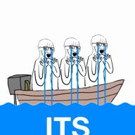 3soyjaks animated boat crying its_over loop text water // 848x848, 13.9s // 2.5MB