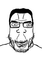 black_and_white fnf_pedo grin stubble subvariant:chudplier template variant:chudjak variant:markiplier_soyjak // 601x829 // 18.7KB