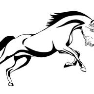 animal full_body glasses hair horse leg open_mouth side_profile soyjak stubble variant:horsejak // 506x346 // 42.8KB